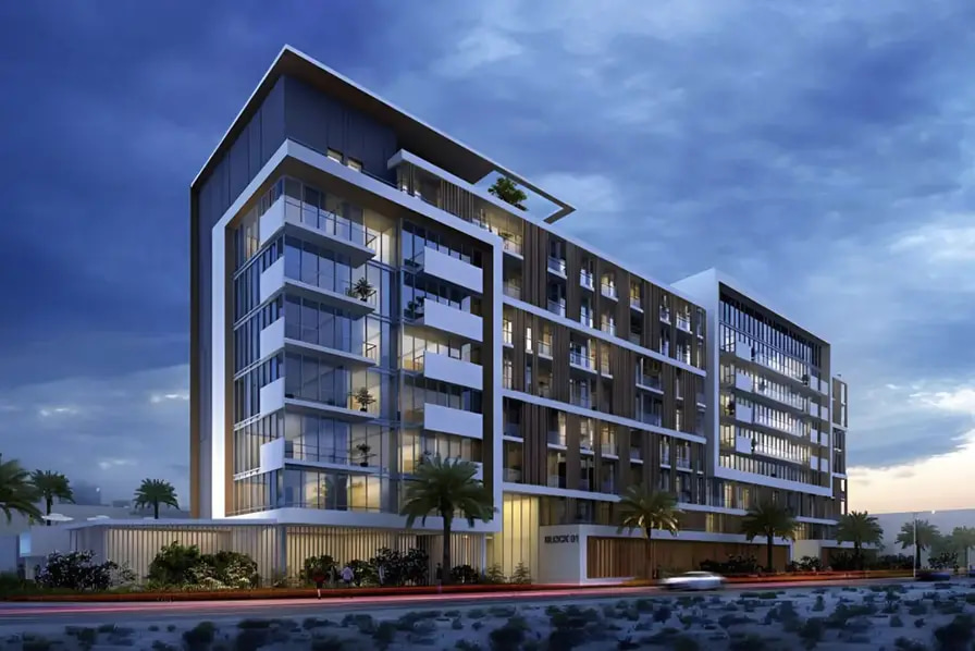 Azizi Riviera family parks and landscaped green spaces